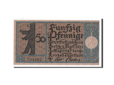 Banknote, Germany, Berlin Stadt, 50 Pfennig, 1921, UNC(63), Mehl:92.1