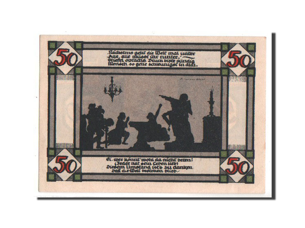 Banknote, Germany, Annaburg Stadt, 50 Pfennig, 1921, UNC(63), Mehl:34.1