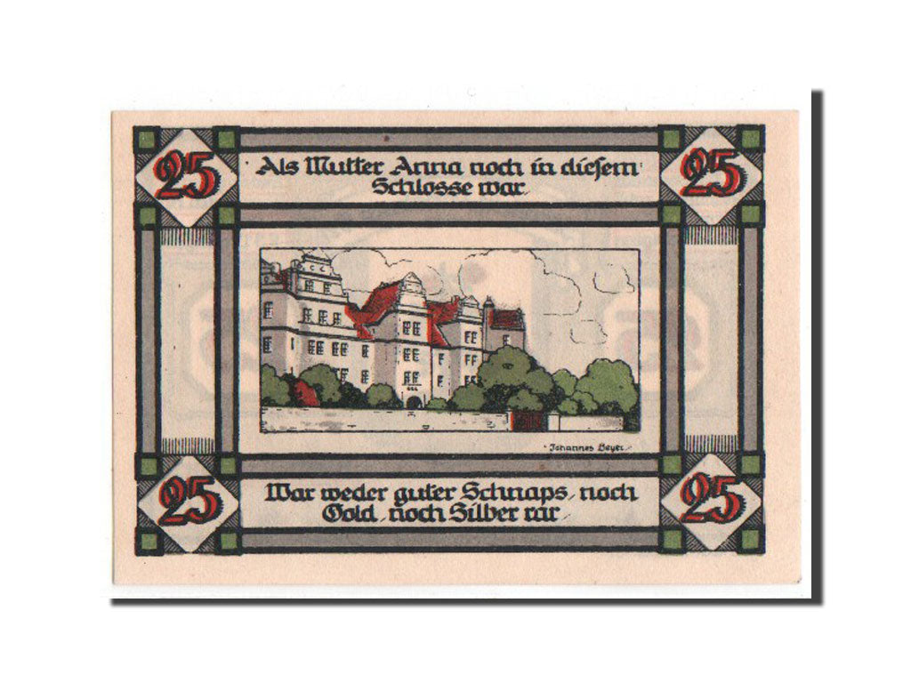 Banknote, Germany, Annaburg Stadt, 25 Pfennig, 1921, UNC(63), Mehl:34.1