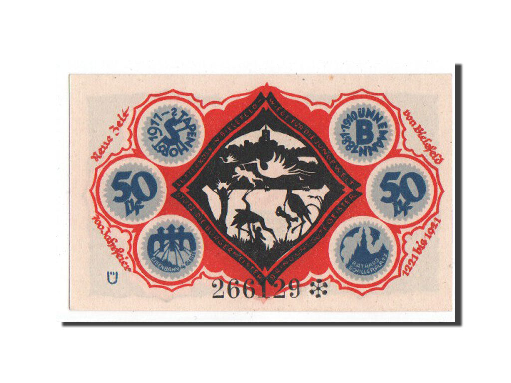 Banknote, Germany, Bielefeld, 50 Pfennig, 1921, UNC(65-70), Mehl:103.5a