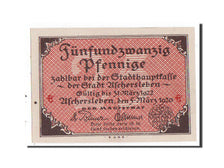 Banknote, Germany, Aschersleben, 25 Pfennig, 1920, UNC(65-70), Mehl:50.1