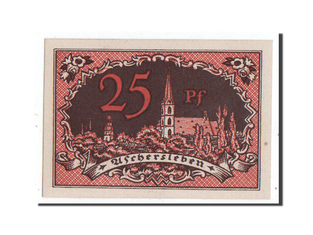 Banknote, Germany, Aschersleben, 25 Pfennig, 1920, UNC(65-70), Mehl:50.1