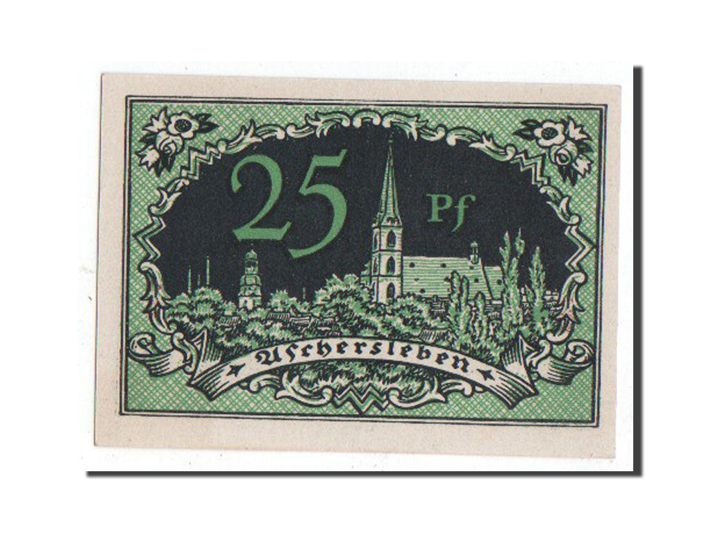 Banknote, Germany, Aschersleben, 25 Pfennig, 1920, UNC(65-70), Mehl:50.1