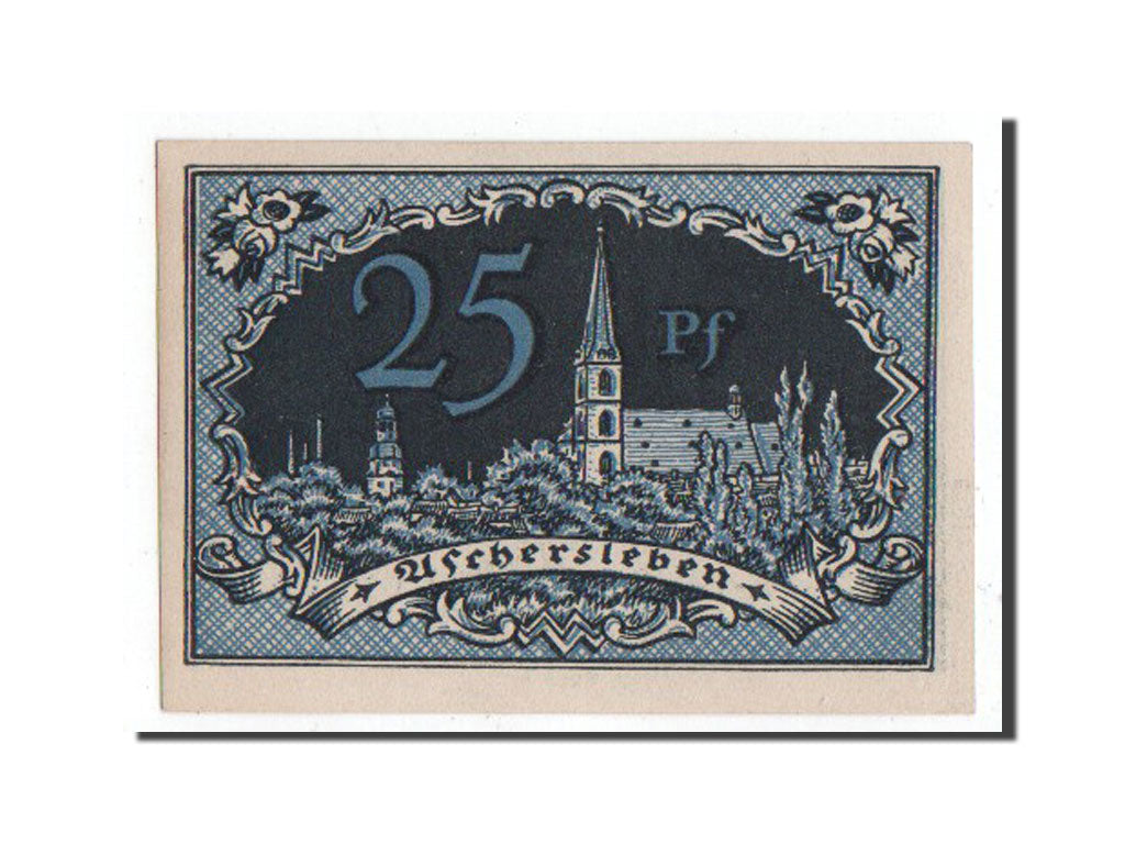 Banknote, Germany, Aschersleben, 25 Pfennig, 1920, UNC(65-70), Mehl:50.1