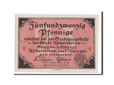 Banknote, Germany, Aschersleben, 25 Pfennig, 1920, UNC(65-70), Mehl:50.1