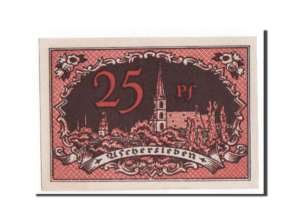 Banknote, Germany, Aschersleben, 25 Pfennig, 1920, UNC(65-70), Mehl:50.1