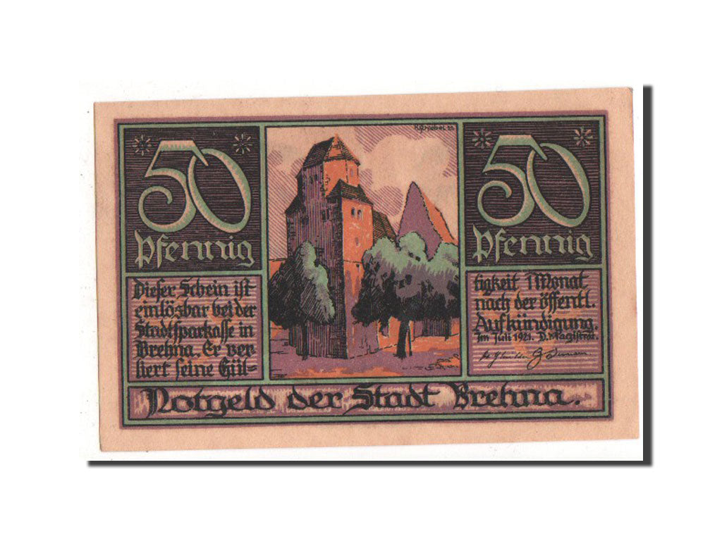 Banknote, Germany, Provinz Sachsen, 50 Pfennig, 1921, UNC(63), Mehl:160.3
