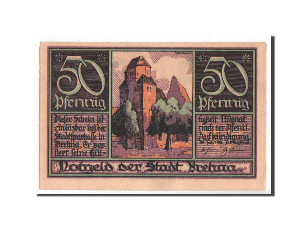 Banknote, Germany, Provinz Sachsen, 50 Pfennig, 1921, UNC(63), Mehl:160.3