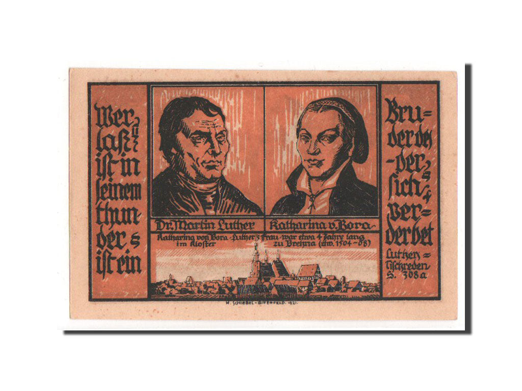 Banknote, Germany, Provinz Sachsen, 50 Pfennig, 1921, UNC(63), Mehl:160.3