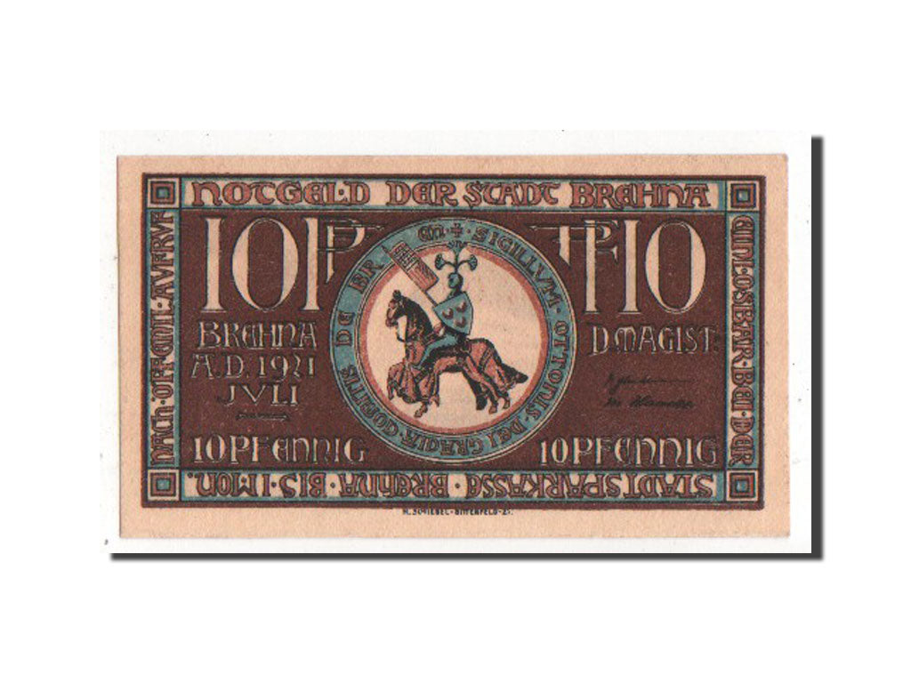 Banknote, Germany, Provinz Sachsen, 10 Pfennig, 1921, UNC(63), Mehl:160.1