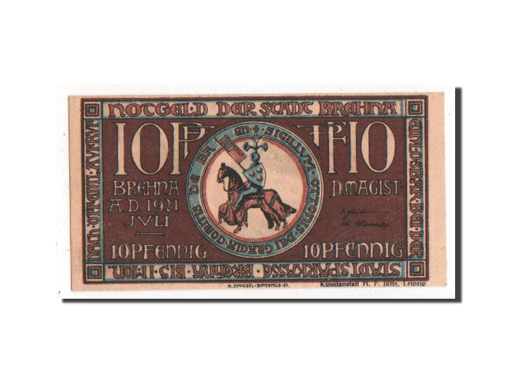 Banknote, Germany, Provinz Sachsen, 10 Pfennig, 1921, UNC(63), Mehl:160.1
