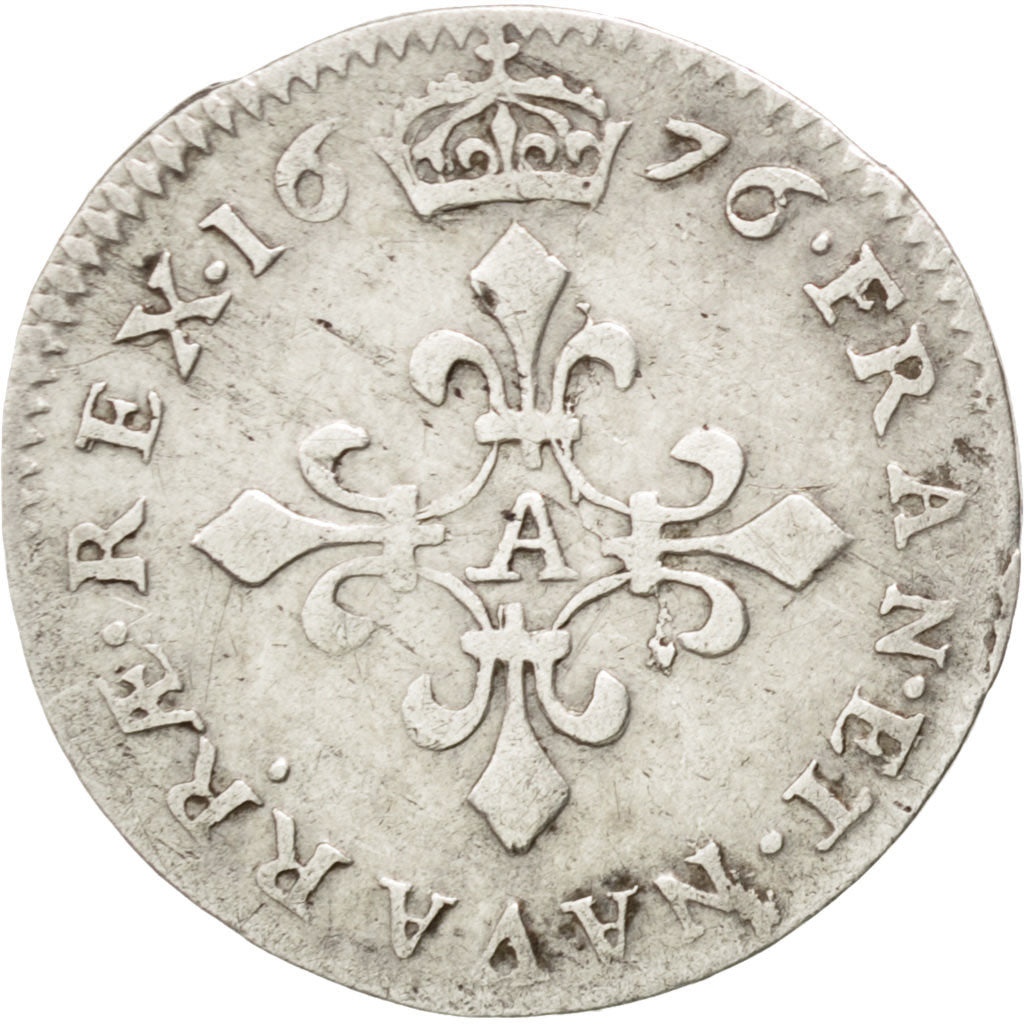 Louis XIV, 4 Sols des Traitants, 1676 A, Paris, Gadoury 103