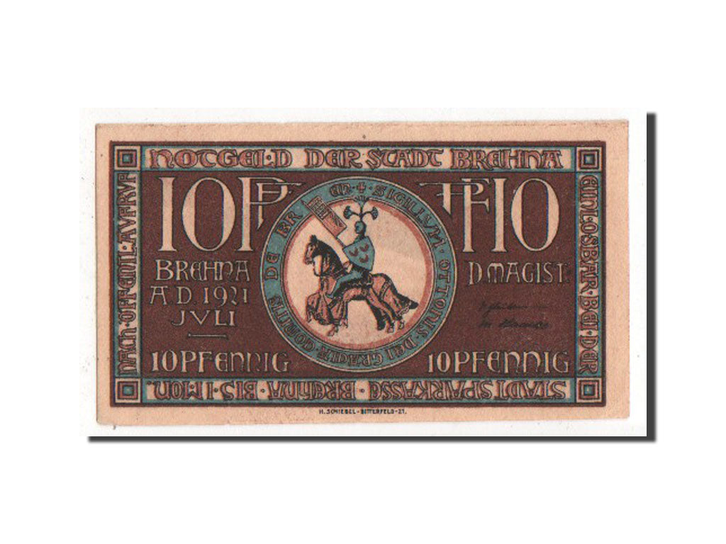 Banknote, Germany, Provinz Sachsen, 10 Pfennig, 1921, UNC(63), Mehl:160.1