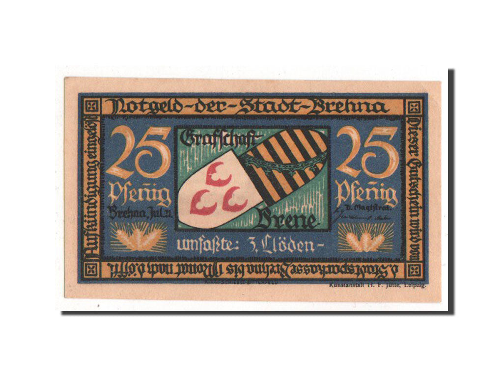 Banknote, Germany, Provinz Sachsen, 25 Pfennig, 1921, UNC(63), Mehl:160.2