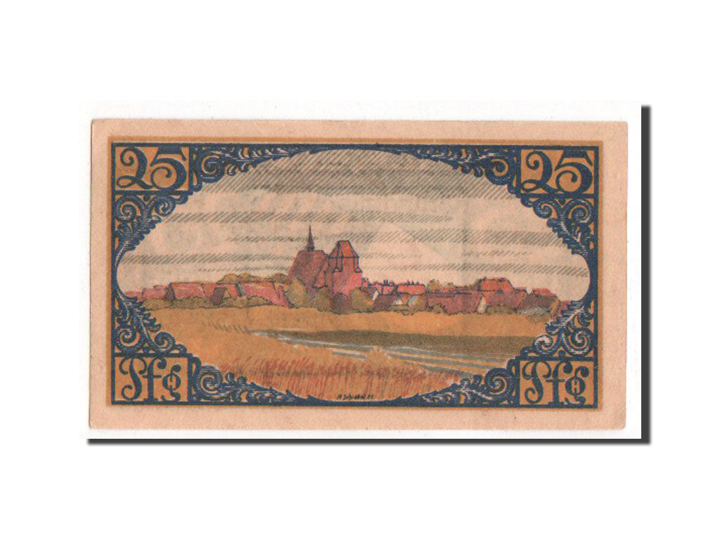 Banknote, Germany, Provinz Sachsen, 25 Pfennig, 1921, UNC(60-62), Mehl:160.2