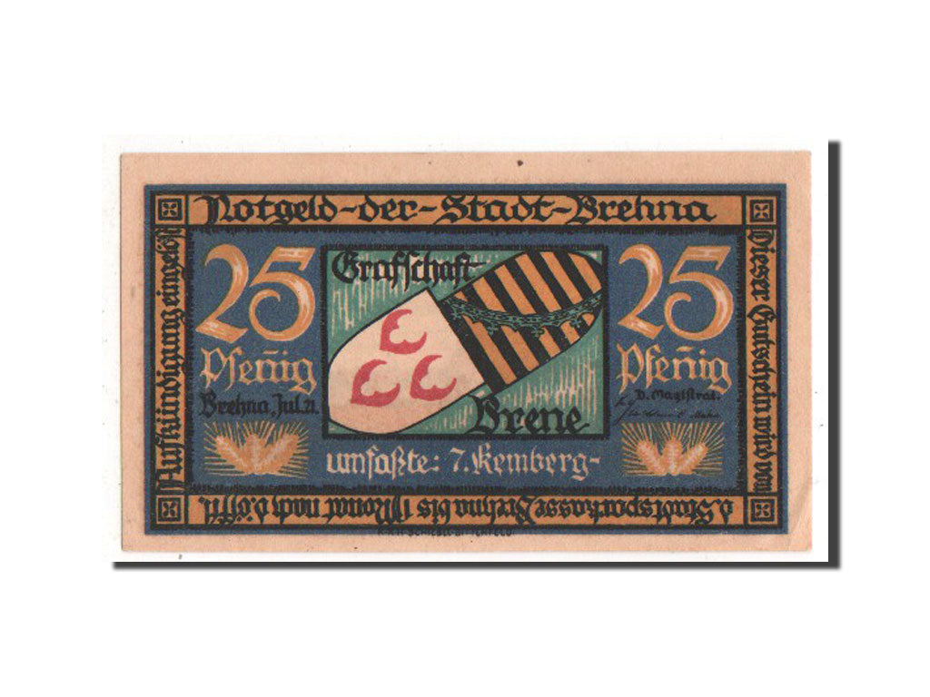 Banconote, Germania, Provinz Sachsen, 25 Pfennig, 1921, SPL, Mehl:160.2