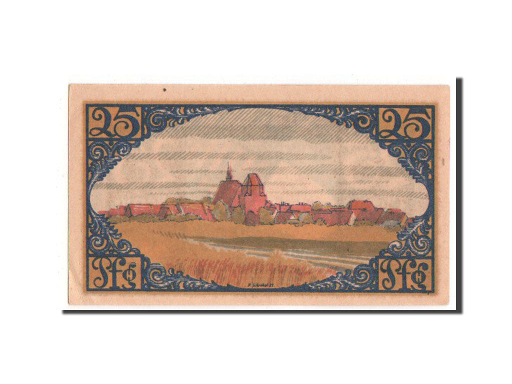Banconote, Germania, Provinz Sachsen, 25 Pfennig, 1921, SPL, Mehl:160.2