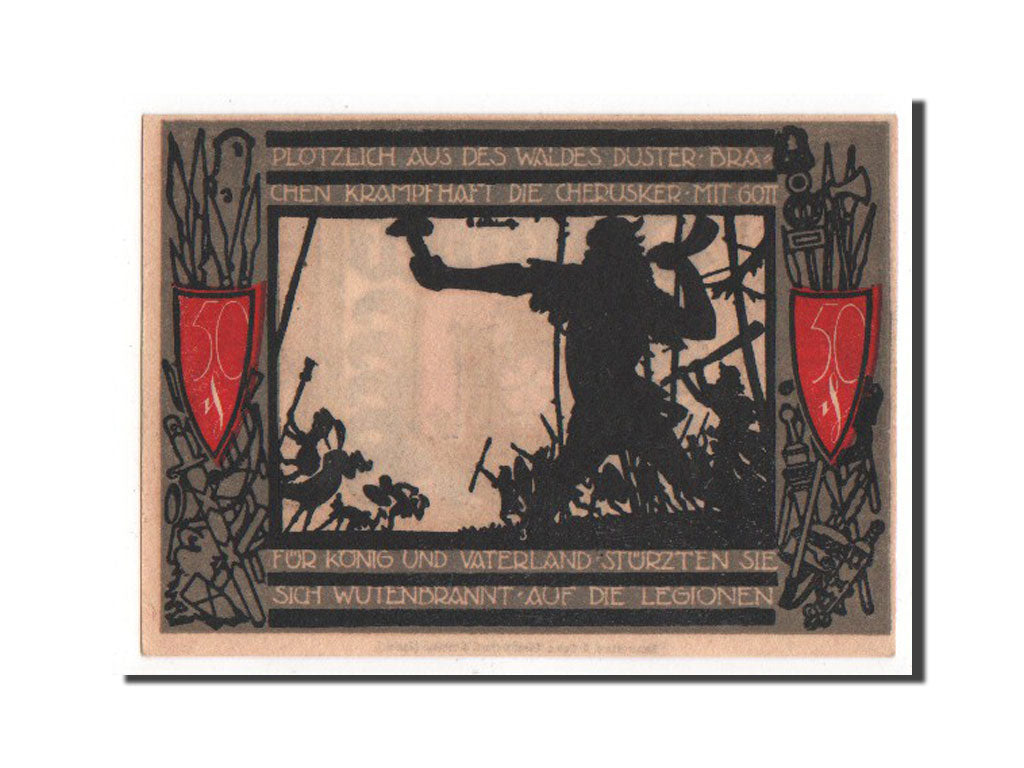 Banknote, Germany, Lippe in Detmold, 50 Pfennig, 1920, UNC(60-62), Mehl:268.8