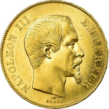 Coin, France, Napoleon III, Napoléon III, 50 Francs, 1856, Paris, AU(55-58)