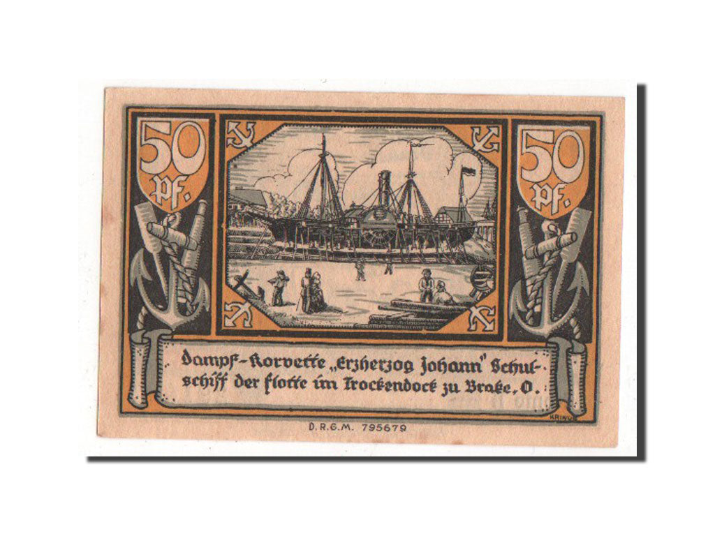 Banknote, Germany, Oldenburg, 50 Pfennig, 1922, UNC(63), Mehl:149.1a