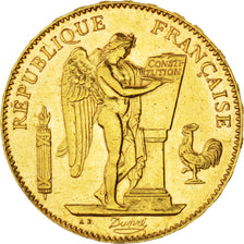 FRANCE, Génie, 50 Francs, 1889, Paris, KM #831, MS(60-62), Gold, Gadoury #1113, 