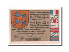 Germany, Augustenburg, 50 Pfennig, 1920, UNC(63), 19316, Mehl #54.1a