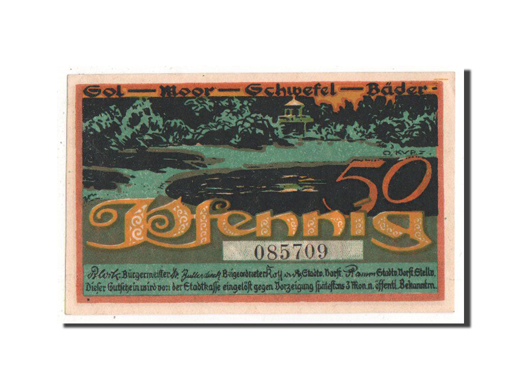 Germany, Oldesloe, 50 Pfennig, 1921, UNC(63), 085709, Mehl #1021.1
