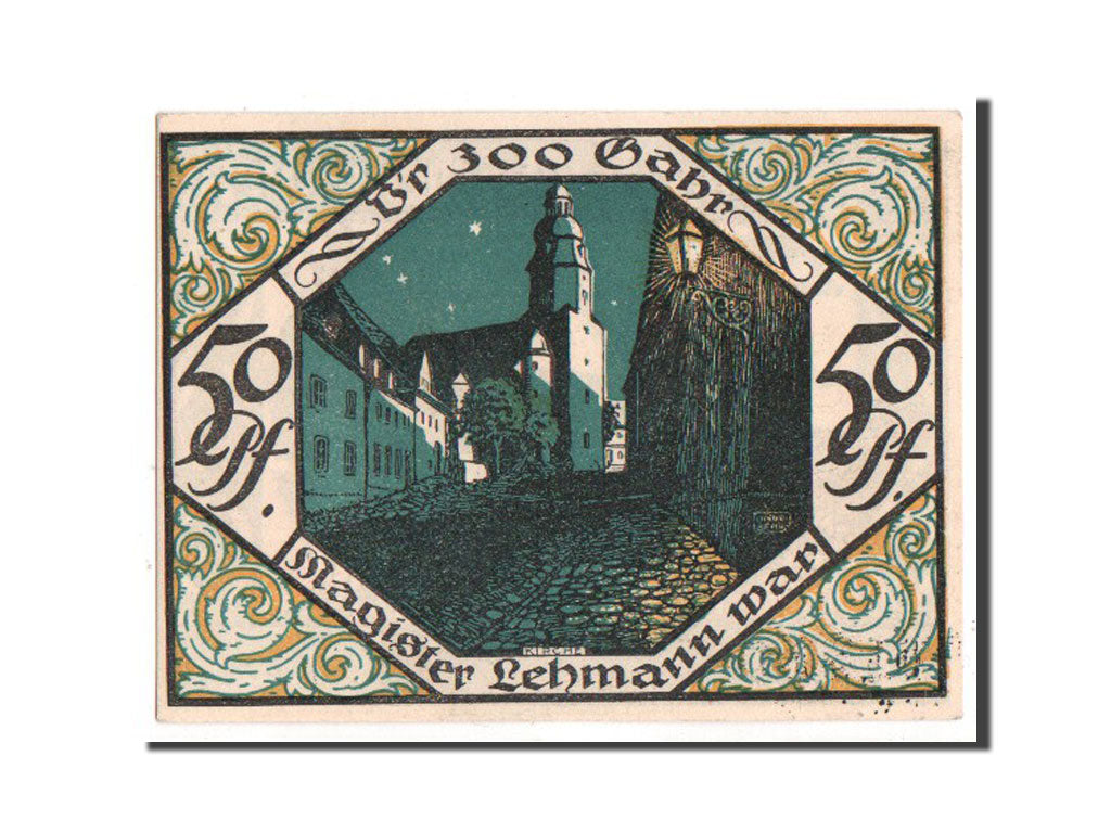 Banknote, Germany, Scheibenberg Stadt, 50 Pfennig, 1921, UNC(63), Mehl:1175.1a