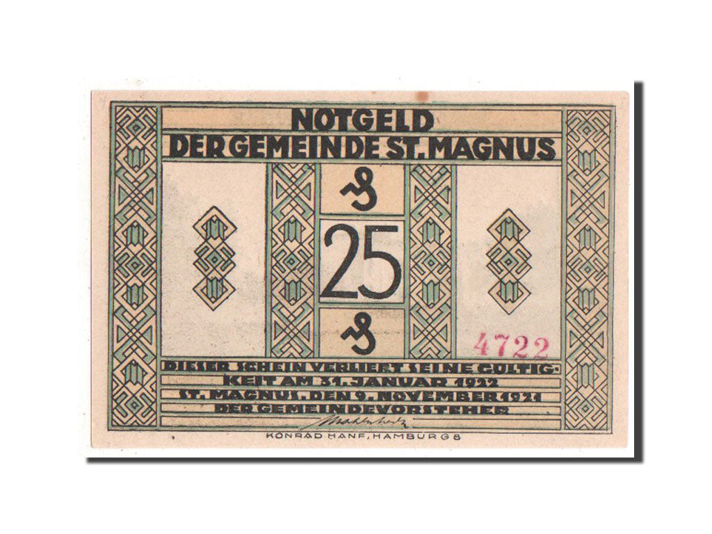 Banknote, Germany, Hannover, 25 Pfennig, 1921, AU(55-58), Mehl:1166.1