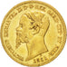 ITALIAN STATES, 20 Lire, 1851, Genoa, KM #146.2, EF(40-45), Gold, 21, 6.44