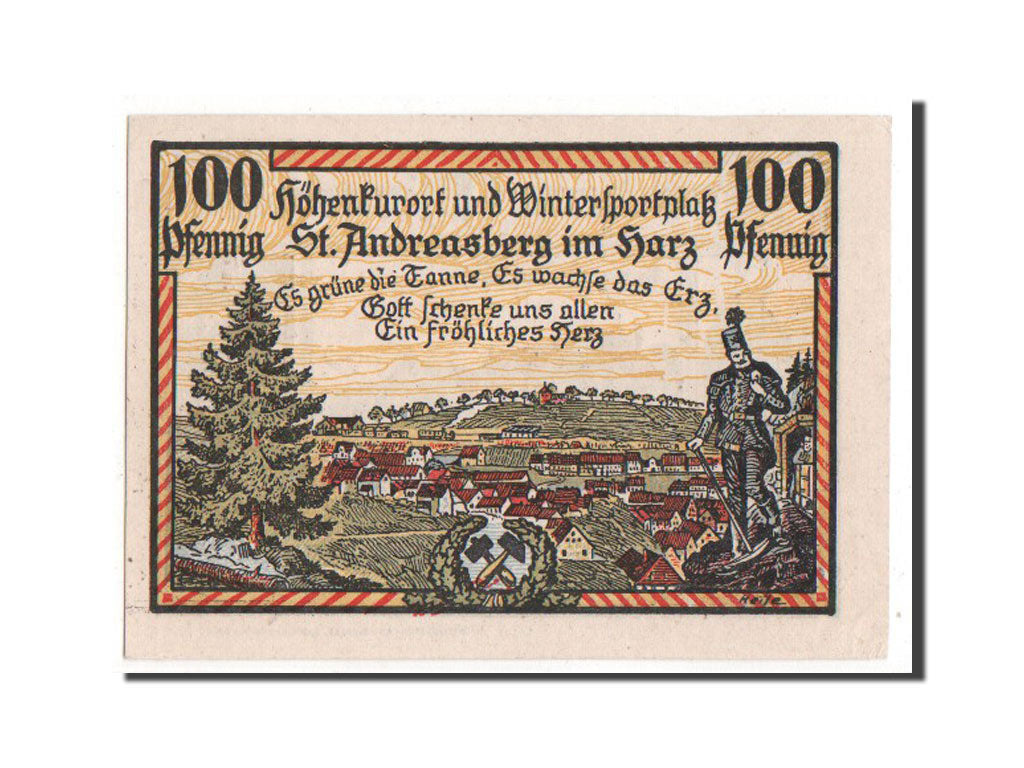 Germany, Hannover, 100 Pfennig, 1921, UNC(63), 01772, Mehl #1164.1c