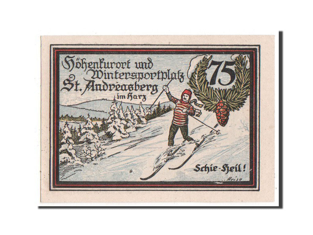 Germany, Hannover, 75 Pfennig, 1921, UNC(63), 01748, Mehl #1164.1c