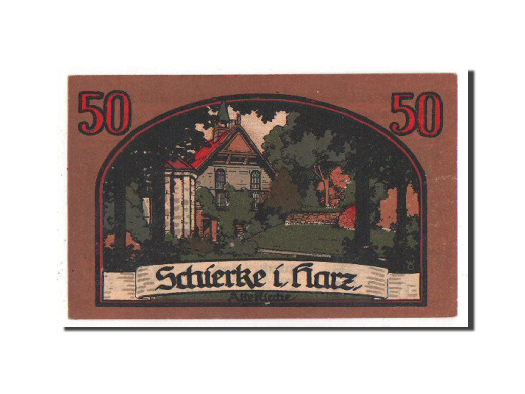 Banknote, Germany, Schierke, 50 Pfennig, 1921, UNC(63), Mehl:1179.1c