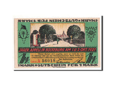 Germany, Buckeburg Sparkasse, 1 Mark, 1921, UNC(63), Mehl #198.1