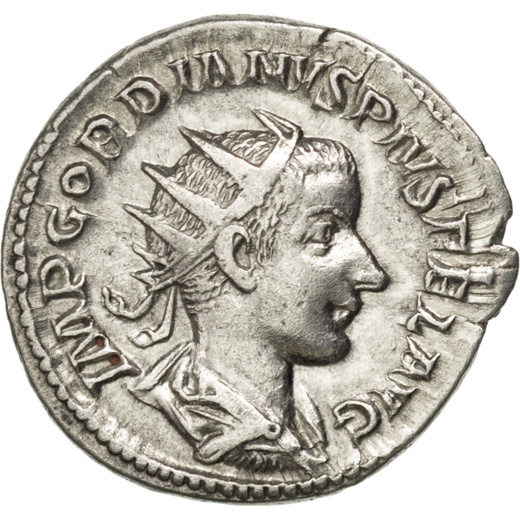 Moneta, Gordian III, Antoninianus, Rome, BB+, Biglione, RIC:67