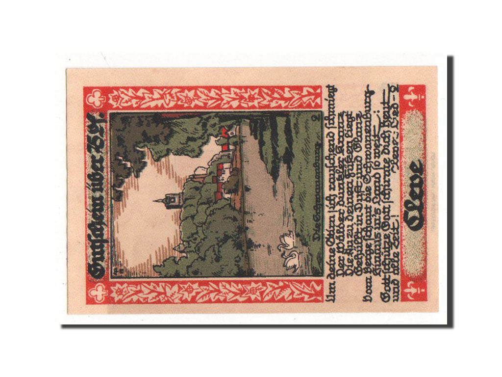 Geldschein, Deutschland, Cleve Stadt, 75 Pfennig, 1921, VZ, Mehl:231.2