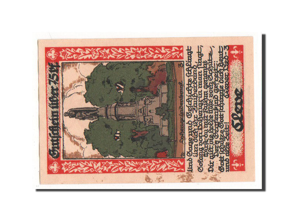 Billet, Allemagne, Cleve Stadt, 75 Pfennig, 1921, SUP, Mehl:231.2