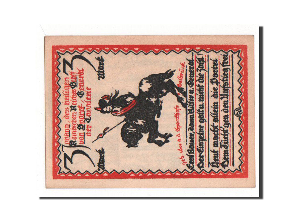 Germany, Delbruck, 3 Mark, 1921, AU(55-58), Mehl #261.1