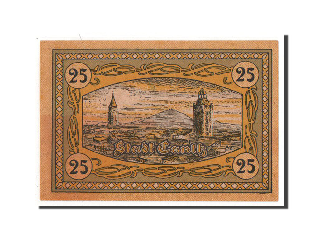 Germany, Canth Stadt, 25 Pfennig, AU(55-58), 046652, Mehl #220.2