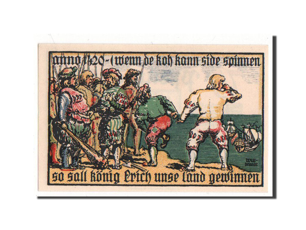 Germany, Schleswig-Holstein, 75 Pfennig, UNC(63), 025610, Mehl #207.1