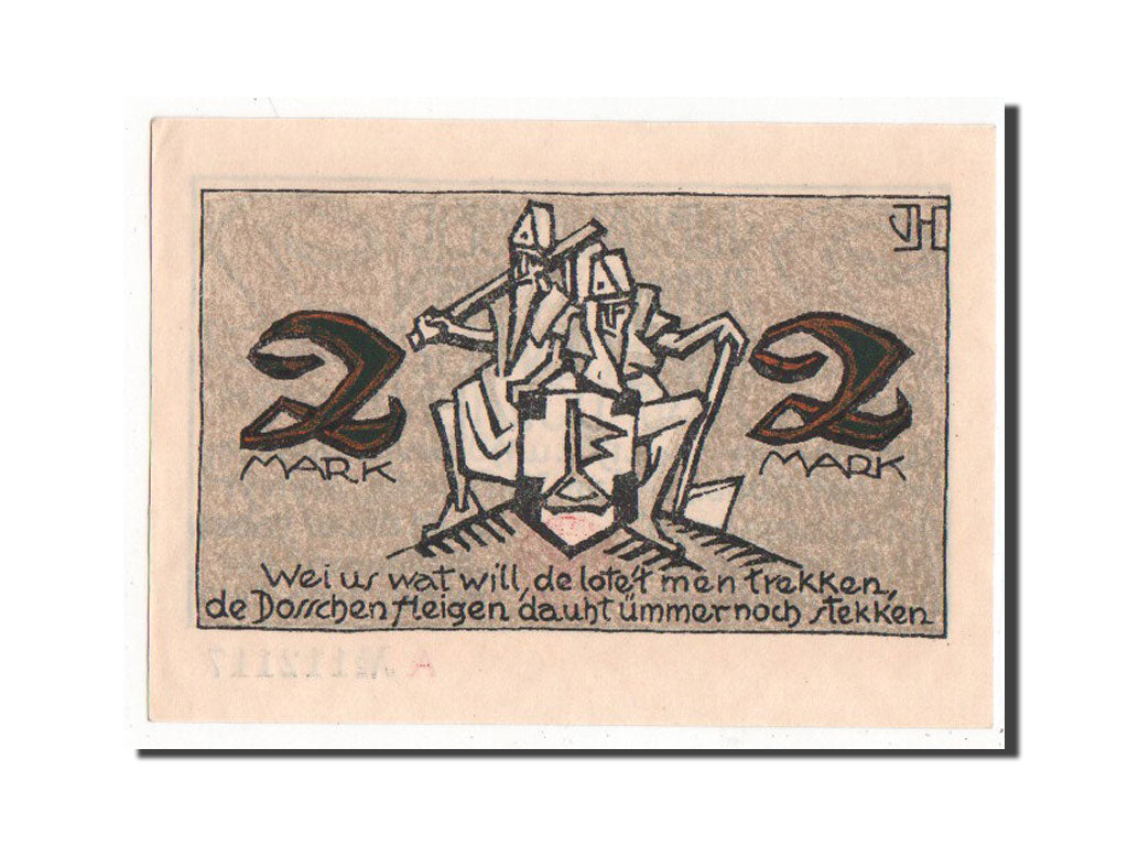 Billet, Allemagne, Dorsten, 2 Mark, SUP, Mehl:282.1