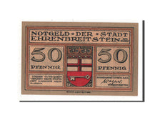 Banknote, Germany, Ehrenbreitstein Stadt, 50 Pfennig, 1921, AU(55-58)