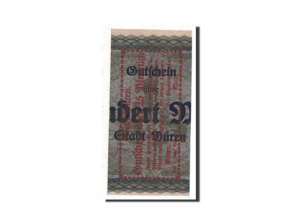 Banknote, Germany, Duren Stadt, 25 Pfennig, 1921, AU(55-58), Mehl:299.1b