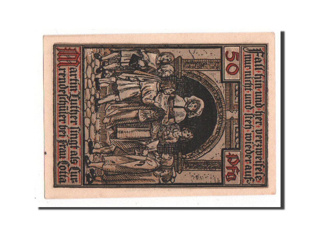 Billet, Allemagne, Eisenach Stadt, 50 Pfennig, 1921, SUP, Mehl:320.3