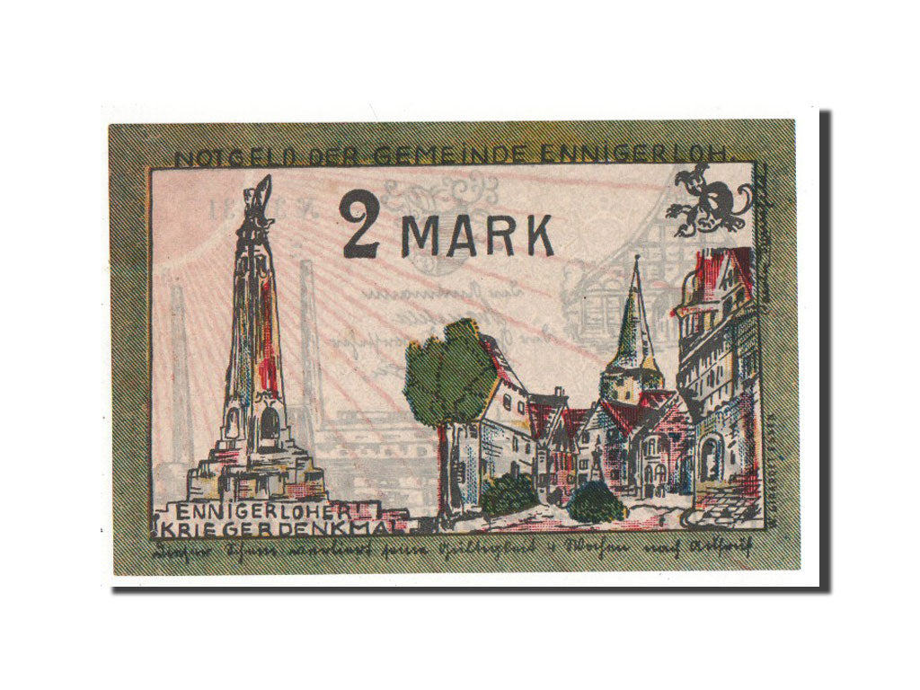 Germany, Westfalen, 2 Mark, 1921, AU(55-58), 39731, Mehl #338