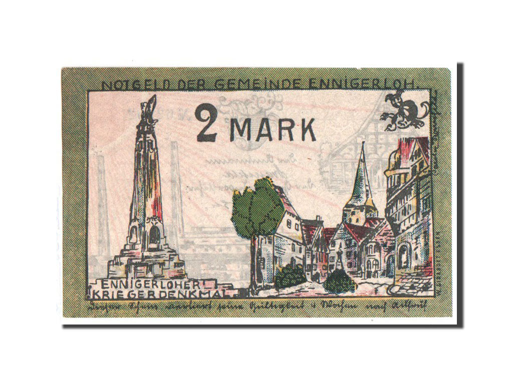 Banknote, Germany, Westfalen, 2 Mark, 1921, AU(55-58), Mehl:338.2b
