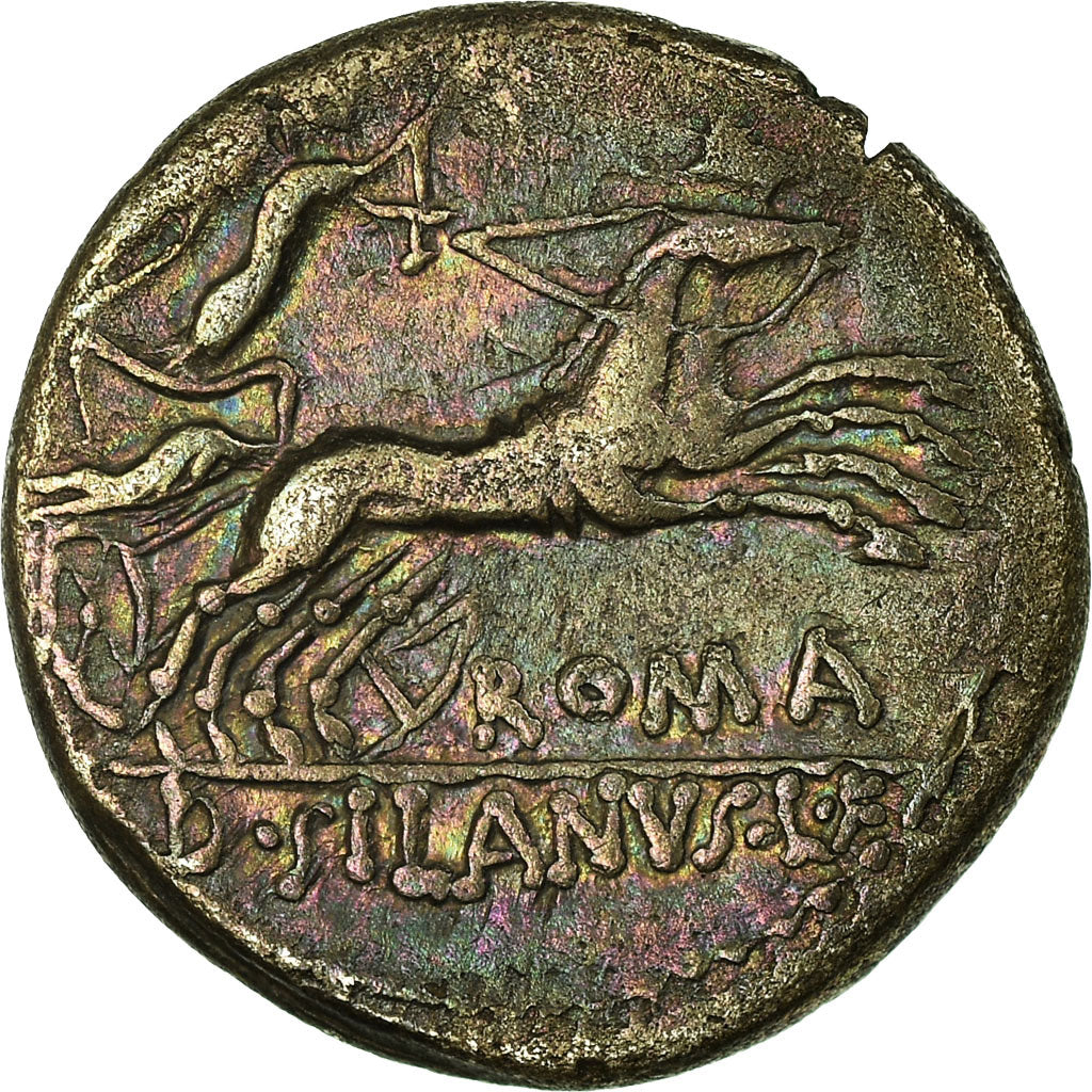 Münze, Junia, Denarius, Roma, SS, Silber, Babelon:18