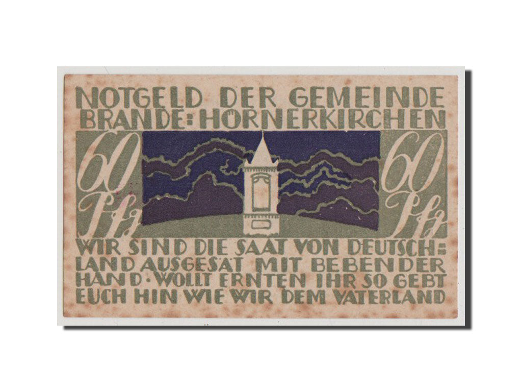 Banknote, Germany, Schleswig-Holstein, 60 Pfennig, 1922, AU(55-58), Mehl:152.2a