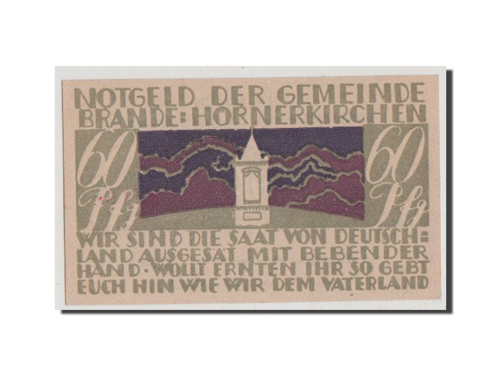 Banknote, Germany, Schleswig-Holstein, 60 Pfennig, 1922, AU(55-58), Mehl:152.2a