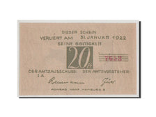 Banknote, Germany, Schleswig-Holstein, 20 Pfennig, 1922, AU(55-58), Mehl:152.2a